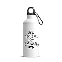 MC SID RAZZ - Harry Potter - Leviosa Black Aluminum Sports Sipper/Water Bottle I Water Bottle For Kids (750 ml) - Best Themed Gifts For Friends Fans