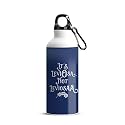 MC SID RAZZ - Harry Potter - Leviosa Blue Aluminum Sports Sipper/Water Bottle I Water Bottle For Kids (750 ml) - Best Themed Gifts For Friends Fans