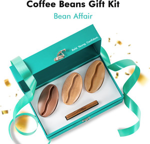 mcaffeine coffee beans bathing bar soaps gift kit  espresso cappuccino latte 3 x 100 g
