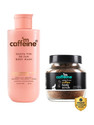 mCaffeine De-Tan and Exfoliating Body Combo Guava DeTan Body Wash and Coffee Body Scrub (2 Items in the set)