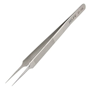 mcare precision pointed tweezer upgraded multifunctional stainless steel tweezer for electronics repairing crafting amp home use rt-14a pointed