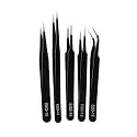 Mcare 5pcs ESD Anti-Static Tweezer set for Repairing DIY, forceps for Craft, Precision Tweezer for Jewellery Making.