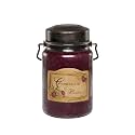 McCall’s Candles | Chocolate & Berries | 26 oz Scented Candle | USA-Poured | Vintage Rustic Jar with Carrying Handle | Raspberry & White Chocolate Fragrance