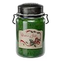 McCall’s Candles | Christmas Jingle | 26 oz Scented Candle | USA-Poured | Vintage Rustic Jar with Carrying Handle | Holiday Cinnamon, Apple &amp; Orange Spice Fragrance