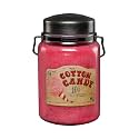 McCall’s Candles | Cotton Candy | 26 oz Scented Candle | USA-Poured | Vintage Rustic Jar with Carrying Handle | Sweet Sugar & Vanilla Whimsy Fragrance