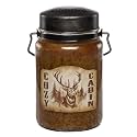 McCall’s Candles | Cozy Cabin | 26 oz Scented Candle | USA-Poured | Vintage Rustic Jar with Carrying Handle | Cedar, Cinnamon &amp; Winter Spice Fragrance