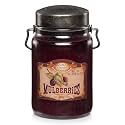 McCall’s Candles | Mulberry | 26 oz Scented Candle | USA-Poured | Vintage Rustic Jar with Carrying Handle | Sweet &amp; Tart Berry Fragrance