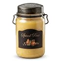 McCall’s Candles | Spiced Pear | 26 oz Scented Candle | USA-Poured | Vintage Rustic Jar with Carrying Handle | Cozy Fall-Inspired Fragrance