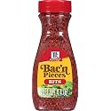 McCormick Bacon Bits, Artificially Flavored, Vegan and Vegetarian Friendly Alternative to Bacon, Shake on Salads, Pizza, and More for Meaty Flavor & Crunch, 4.4 Ounce (Pack of 6)