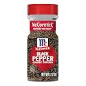 McCormick Black Pepper, Coarse Ground, Non GMO, Hand-Harvested, Enjoy Distinctive Pepper Flavor While Cooking & Tableside, 3.12 oz