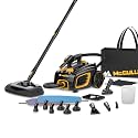 McCulloch MC1375 Canister Steam Cleaner, 90 Min Runtime, 20 Accessories