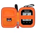 Mchoi Golf GPS Storage Case Suitable for Bushnell Phantom 2 Handheld GPS, Phantom Golf GPS, Shockproof Golf Rangefinder Protective Case, Orange, Case Only