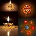 Transparent Designer Reflection Special Colourful Decorative Reusable