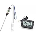 MCP Healthcare Digital Food Temperature Meter and Digital Fridge Temperature Meter With hold & Multi- Function Portable Pocket LCD Thermometer For Indoor and Outdoor Meter
