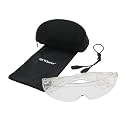 MCWlaser Co2 laser safety glasses 10600nm OD5+ Professional K40 Laser Safety Goggles that Fit over Myopia Glasses