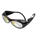MCWlaser CO2 Laser Safety Glasses 10600nm Safety Goggles OD5+ Professional Laser Protection Eyewear Reflective Type