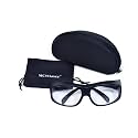 MCWlaser CO2 Laser Safety Glasses 9000-11000nm/10600nm Safety Protective Goggles OD 5+ Laser Eye Protection Glasses for CO2 Laser Cutting and Engraving