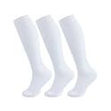+MD 3 Pairs Bamboo Viscose Compression Socks for Women Men 15-20mmHg Knee High Support Stockings for Pregnancy Nurse Travel