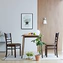Solid Sheesham Coffee Table 4 Seater with Four Stool for Living Room Center Coffee Table for Bedroom,Cafe, Home &amp;Office (Rounded Corner)