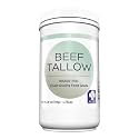 MD. Life Beef Tallow for Cooking - Food Grade Grass Fed Beef Tallow for Cooking Oil Replacement - 28 Ounce - Pasture Raised Keto Friendly Beef Tallow- Used to Make Candles & Soap