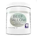 MD. Life Beef Tallow for Cooking - Food Grade Grass Fed Beef Tallow for Cooking Oil Replacement - 16 Onces - Pasture Raised Keto Friendly Beef Tallow- Used to Make Candles & Soap