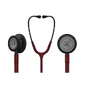 Classico III Zed_Black Light Wait Chest Pies Stethoscope, Stainless Steel Dual-Head Acoustic Stethoscope For Nurses/Students/Doctors (Burgundy)