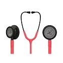 Classico III Zed_Black Light Wait Chest Pies Stethoscope, Stainless Steel Dual-head stethoscope For Nurses/Students/Doctors Acoustic Stethoscope (Cherry Pink)