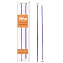 Mdoker 13.8 Inch Aluminum Knitting Needles,Colored Straight Single Pointed Metal Sweater Knitting Needle for DIY Knitting Projects,Size US 6(4mm)