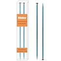 Mdoker 13.8 Inch Aluminum Knitting Needles,Colored Straight Single Pointed Metal Sweater Knitting Needle for DIY Knitting Projects,Size US 4(3.5mm)