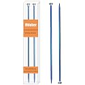 Mdoker 13.8 Inch Aluminum Knitting Needles,Colored Straight Single Pointed Metal Sweater Knitting Needle for DIY Knitting Projects,Size US 5(3.75mm)