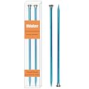 Mdoker 13.8 Inch Anodized Aluminum Knitting Needles,Colored Straight Single Pointed Metal Sweater Knitting Needle for DIY Knitting Projects,Size US 10(6mm)