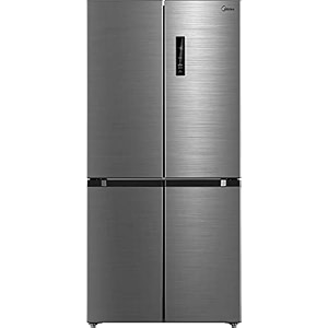 mdrf632fgf46 freestanding fridge freezer with electronic display 474l total no frost 305l fridge169l freezer 833cm wide energy saving
