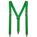 MDSTYLE Suspenders for Men Women & Boys - Adjustable Y-Back with 3 Heavy Duty Clips for Wedding, Tuxedo, Formal & Casual Wear