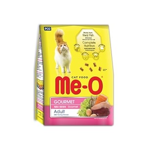 me-o dry cat food gourmet flavor 11 kg adult
