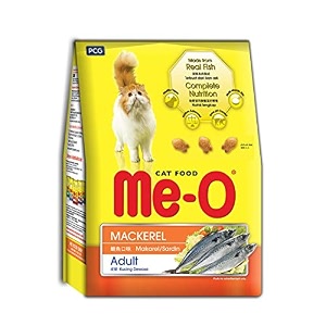 me-o dry young adult cat food mackerel flavor 3 kg