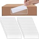 Meanplan 1 Pcs Label Holder Self Adhesive Clear Pocket Bulk 3x4 Inch