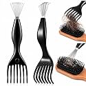 Meanplan 2 Pack Hair Brush Cleaner, Dual End Rake and Steel Wire Tool