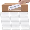 Meanplan 200 Pcs Label Holder Self Adhesive Clear Pocket Bulk 3x2 Inch