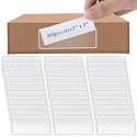 Meanplan 500 Pcs Label Holder Self Adhesive Clear Pocket Bulk 3x3 Inch