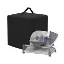 Meat Slicer Cover(Only Cover),Dustproof Cover Fit All 7.5'' Meat Slicer Machine for Home,Covers for Deli-Silcer Compatible with Cuisinart Meats Slicers,14.6''L x 9.5''W x 10''H,Black