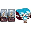 Meat Up Adult Dog Food, 3 kg (Buy 1 Get 1 Free) &amp; Wet Dog Food, Real Chicken and Chicken Liver Chunks in Gravy, 6 Pouches (6 x 70g) - Buy 1 Get 1 Free