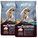 Meat Up Adult Dry Dog Food 20kg (10kg + 10kg) | Chicken Flavour | Glucosamine for Healthy Joints &amp; Strong Bones | Enriched with Vitamins &amp; Minerals | Supports Digestive Health