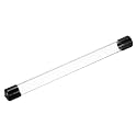MECCANIXITY 1 Inch Clear Storage Tube 22x25mm Small Plastic Round Tubing with Caps Rigid Bottle Container 300mm/12 Inch for Item Stored