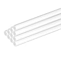 MECCANIXITY 10 Pcs Acrylic Round Rods 9/32" x 12" Clear Acrylic Dowel Rods Sticks Plastic Sticks Strip for Model Making DIY Crafts Lighting Gardening Decorations - 7mm x 300mm