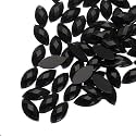 MECCANIXITY 100PCS Acrylic Horse Eye Gems 4x8mm