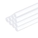 MECCANIXITY 12pcs Acrylic Round Rods 1/4" x 12" Clear Acrylic Dowel Rods Sticks Plastic Sticks Strip for DIY Crafts Lighting Gardening Decorations - 6mm x 300mm