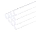 MECCANIXITY 12pcs Acrylic Round Rods 3/8" x 10" Clear Acrylic Dowel Rods Sticks Plastic Sticks Strip for DIY Crafts Lighting Gardening Decorations - 10mm x 250mm