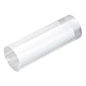 MECCANIXITY 1pcs Acrylic Round Rods 1 3/8" x 4" Clear Acrylic Dowel Rods Sticks Plastic Sticks Strip for DIY Crafts Lighting Gardening Decorations - 35mm x 100mm