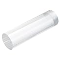 MECCANIXITY 1pcs Acrylic Round Rods 1 3/16" x 4" Clear Acrylic Dowel Rods Sticks Plastic Sticks Strip for DIY Crafts Lighting Gardening Decorations - 30mm x 100mm