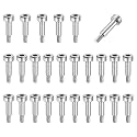 MECCANIXITY 26Pcs 304 Stainless Steel Shoulder Bolt 4mm Dia 8mm L M3x0.5